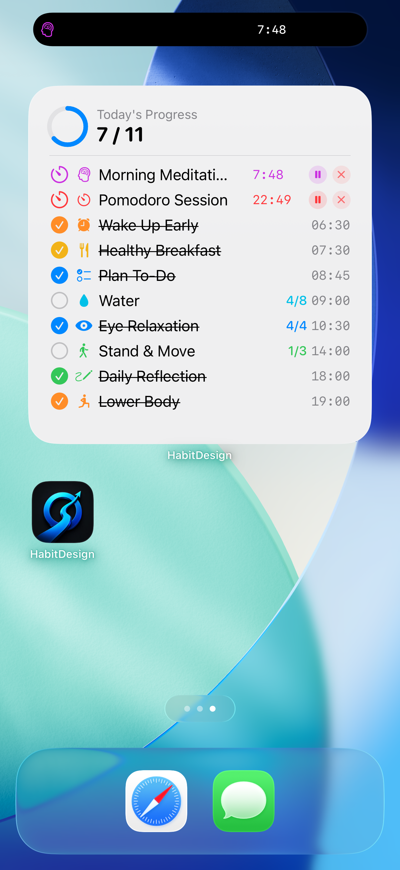Home & Lock Screen widgets